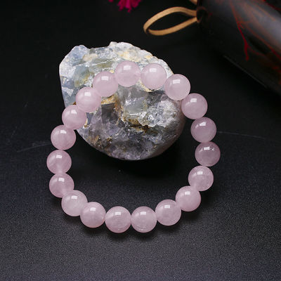 Feng Shui Rose Quarz Armband für Frauen Handgefertigt Naturstein Chakra Schmuck Geschenk