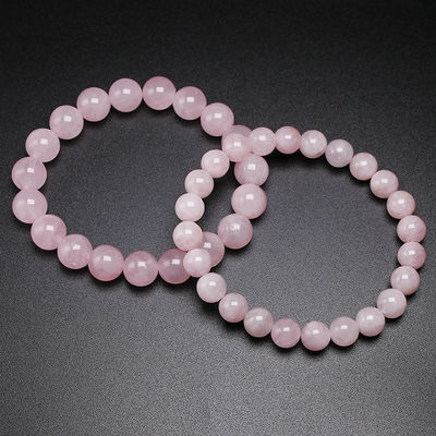 Feng Shui Rose Quarz Armband für Frauen Handgefertigt Naturstein Chakra Schmuck Geschenk