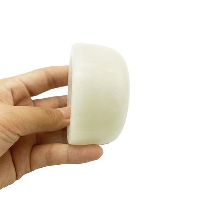 Technik Polsterte natürliche weiße Jade-Maske Schüssel und Spatula-Set für perfekte Maskenkonsistenz