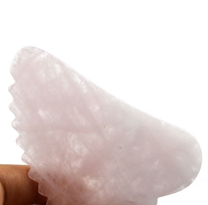 Handheld Custom Shape Rose Quarz Gua Sha Board Das Muss-Have Gesichtsmassage Werkzeug