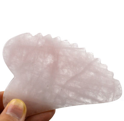 Handheld Custom Shape Rose Quarz Gua Sha Board Das Muss-Have Gesichtsmassage Werkzeug