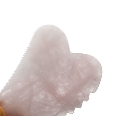 Handheld Custom Shape Rose Quarz Gua Sha Board Das Muss-Have Gesichtsmassage Werkzeug