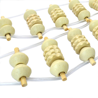 Ganzkörper Schmerz Freisetzung Trigger Point Handgefertigte Holz Rückenmassage Gua Sha Roller Tool mit Holz Massage Roller und Seil