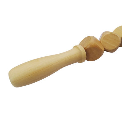 Körpermassager Holz-Roller-Therapie Guasha-Massagegeräte Maderoterapie Handheld-Cellulite-Blastern Lipo Gua Sha-Roller Lymphmassage