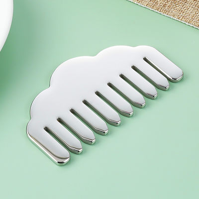 Edelstahl Gua Sha Haar Kamm Herzform Kopfhaut Massagetool für Kopfmassage Ausrüstung
