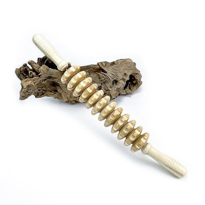 L 44cm Anti-Cellulite Holz-Therapie Massage Roller Werkzeuge für Muskelentspannung und Schmerzlinderung