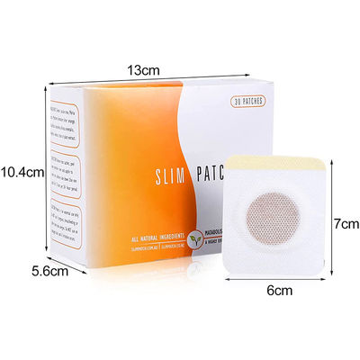 Massage Funktion 30pcs Nicht gewebter Stoff Fettverbrenner Gewichtsverlust Detox Slim Patch für Nabel Aufkleber Schlankheitsprodukte Körperpflege