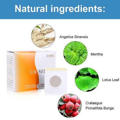Massage Funktion 30pcs Nicht gewebter Stoff Fettverbrenner Gewichtsverlust Detox Slim Patch für Nabel Aufkleber Schlankheitsprodukte Körperpflege