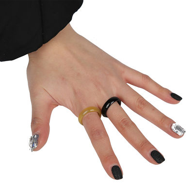 2024 Design Magische Jade Ringe für Frauen Jade Farbe Finger Ringe Glück Geschenke Andere
