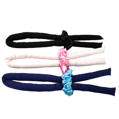 Silk Hair Curler Roller Curling Ribbon Scrunchies Set für Curling Haare 100% reine Mulberry Seide und akzeptables Logo