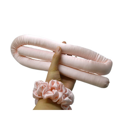 Silk Hair Curler Roller Curling Ribbon Scrunchies Set für Curling Haare 100% reine Mulberry Seide und akzeptables Logo