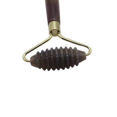 Massage Hammer Grau Agat Spiked Jade Roller für natürliche Anti-Aging Gesichtsmassage Therapie Augenbeutel Anti-Aging Massage Werkzeuge