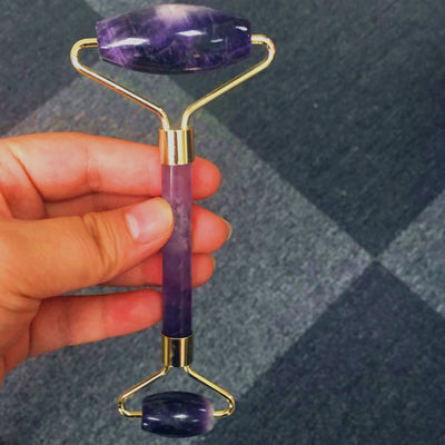 Gua Sha Roller Amethyst Gesichtsrollen Jade Guasha Roller Für Schönheit Gesichtsmassager