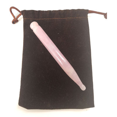 2024 Rose Quarz Gua Sha Akupunkturpunkt Massage Guasha Pen Für Körperbehandlung mit verfügbarem Logo Bestseller