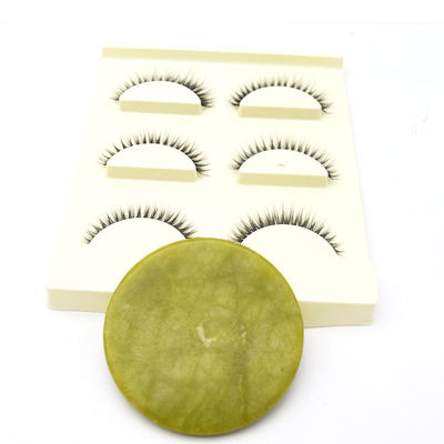 Gesichtsmassager XiuYan Jade Round Jade Glue Gaskette Eyelah Erweiterung Stein Wimpern Erweiterung für Schönheitsmassage