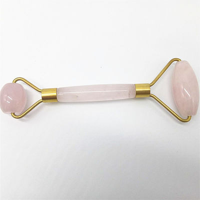 Anti-Aging Gesichtsrolle und Guasha Set echte 100% Jade-Rolle für Gesicht Massager reduziert Falten Rose Quarz Körpermassager