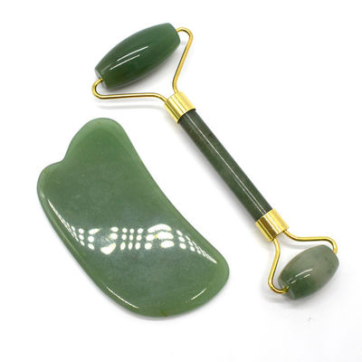 Gesichts- und Körpermassage Guasha Schönheitsmittel Trending Produkt 2024 Natürlicher Amethyst Jade Gesichtsroller Gua Sha Massager