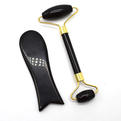 Gesichts- und Körpermassage Guasha Schönheitsmittel Trending Produkt 2024 Natürlicher Amethyst Jade Gesichtsroller Gua Sha Massager