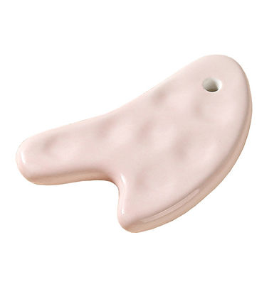 Körpermuskeln Herzform Keramik Gua Sha Schraubbrett für bequeme Körper- und Gesichtsmassage Werkzeug