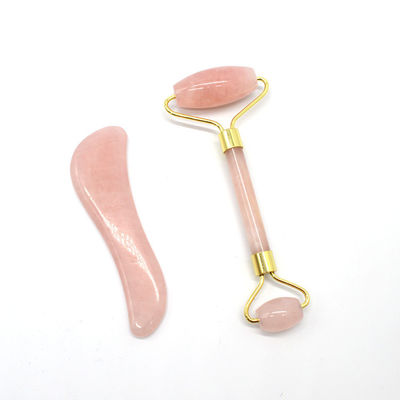 Gesichts- und Körpermassage Guasha Schönheitsmittel Trending Produkt 2024 Natürlicher Amethyst Jade Gesichtsroller Gua Sha Massager