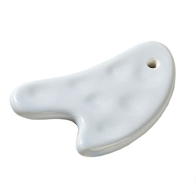 Körpermuskeln Herzform Keramik Gua Sha Schraubbrett für bequeme Körper- und Gesichtsmassage Werkzeug