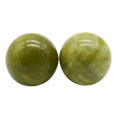 abk-116 Handmassage Kugeln Natürliche Jade Massage Stein Werkzeuge Handübung Kugeltherapie Übung Griff