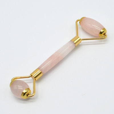 Gesundheit und Schönheit Rose Quarz Jade Guasha Massage Roller Anti-Falten Jade Roller Gua Sha für eine verbesserte Hautpflege Routine