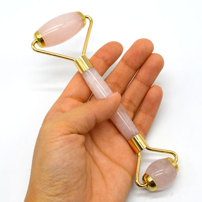 Gesundheit und Schönheit Rose Quarz Jade Guasha Massage Roller Anti-Falten Jade Roller Gua Sha für eine verbesserte Hautpflege Routine