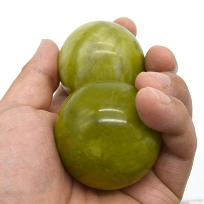 abk-116 Handmassage Kugeln Natürliche Jade Massage Stein Werkzeuge Handübung Kugeltherapie Übung Griff