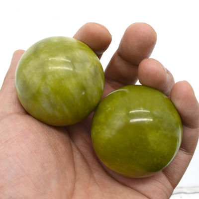 abk-116 Handmassage Kugeln Natürliche Jade Massage Stein Werkzeuge Handübung Kugeltherapie Übung Griff