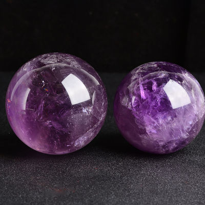 3-5/Appect Natürliche Amethyst Kugel Fengshui Dekoration Edelstein Kugel für Wohn- und Büro Dekoration