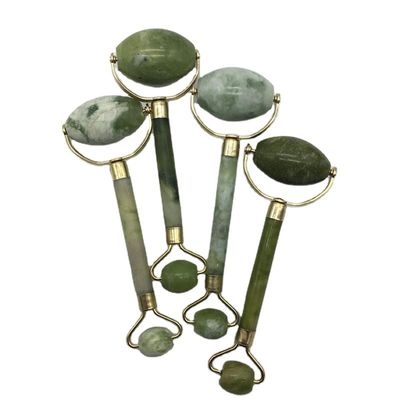 Massage Jade Gua Sha Eis Roller für das Gesicht Naturstein Xiuyan Jade Guasha Roller