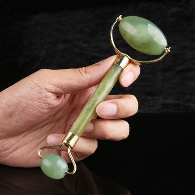 Massage Jade Gua Sha Eis Roller für das Gesicht Naturstein Xiuyan Jade Guasha Roller