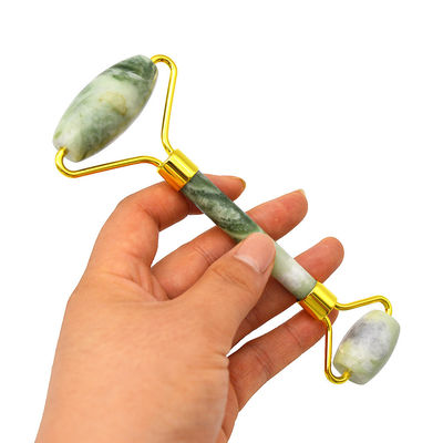Körperpflege Gesichtsmassage Roller Grüner Jade Gua Sha Roller für das Gesicht Alterung Falten Schwellungen und Gesichtshaut Massager