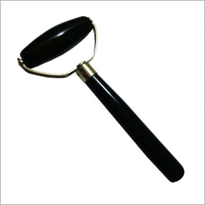 Gesichtsmassager Schwarzer Bian Stein Gua Sha Jade Gesichts Guasha Roller für natürliche Gesichtsverjüngungstherapie