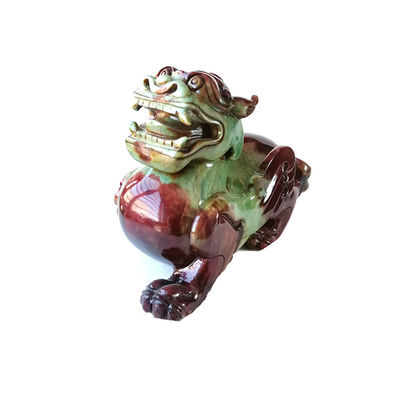 Feng Shui-Stil Natürliche Jade Schnitzerei Pixiu Statue perfekt für die Dekoration Ihres Hauses
