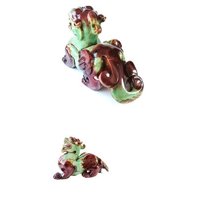 Feng Shui-Stil Natürliche Jade Schnitzerei Pixiu Statue perfekt für die Dekoration Ihres Hauses