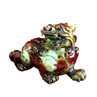 Custom Quarz Kristall Pixiu Statue für Feng Shui OEM / ODM akzeptiert