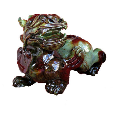 Custom Quarz Kristall Pixiu Statue für Feng Shui OEM / ODM akzeptiert