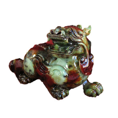 Custom Quarz Kristall Pixiu Statue für Feng Shui OEM / ODM akzeptiert