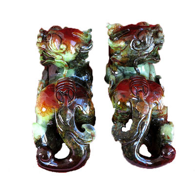 Custom Quarz Kristall Pixiu Statue für Feng Shui OEM / ODM akzeptiert