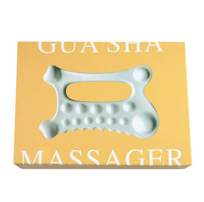 Personalisiertes Logo erhältlichd Koreanische Schönheitsprodukte Gesicht Haut Kopf Kopfhaut Hand Fuß Keramik Gesundheitsmittel Guasha Massager