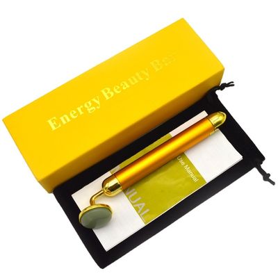 6000 Mal/min Massage Häufigkeit 24K Gold Gesichtsschönheitsbar Gesicht und Augen Schönheit Zauberstange Gesichtsmassager mit Funktion