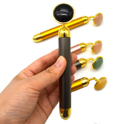 6000 Mal/min Massage Häufigkeit 24K Gold Gesichtsschönheitsbar Gesicht und Augen Schönheit Zauberstange Gesichtsmassager mit Funktion