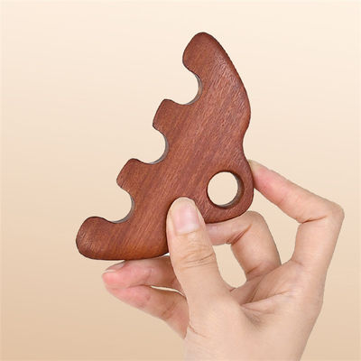 11.7*5.8cm Holz Kopfhaut Pflege Massage Kamm Körper Akupunkte Drücken Massagetool Meridian Baggern Gua Sha Massage Bürste