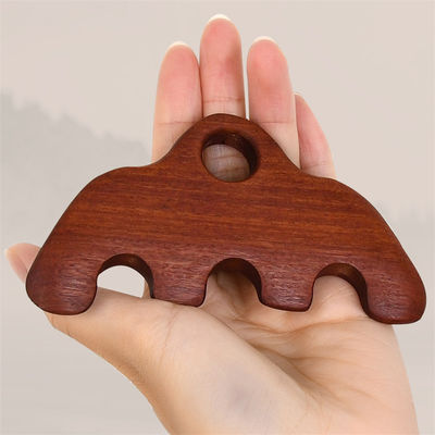 11.7*5.8cm Holz Kopfhaut Pflege Massage Kamm Körper Akupunkte Drücken Massagetool Meridian Baggern Gua Sha Massage Bürste