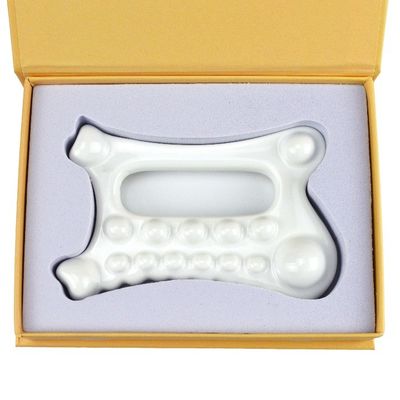 Customized Logo Availabled 2024 Handheld Keramik Gua Sha Massagetool für Körper Selbst Hautpflege Spa Gesichtslifting Schönheit