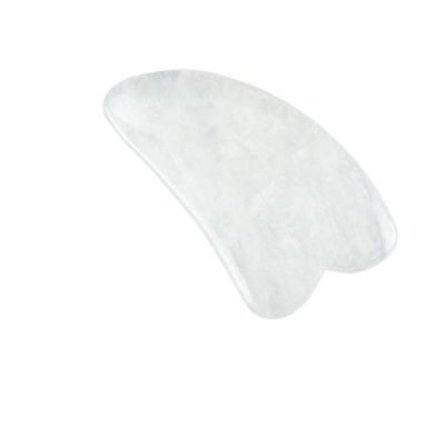 2024 Horn Form Klares Quarz Gua Sha Schrauben Massagebrett Die Muss-Have-Körpermassage-Ausrüstung für Gesundheit Wellness