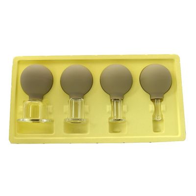 96mm Höhe Chinesische traditionelle Glasbecher Massage Therapie Vakuum Becher Ausrüstung Set Kit für Rücken Schulter Bein Körper