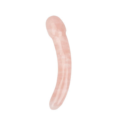Entspannende Rose Quarz Körpermassage Yoni Stick Handgefertigt für natürliche Körperentspannung und musikalische Funktion